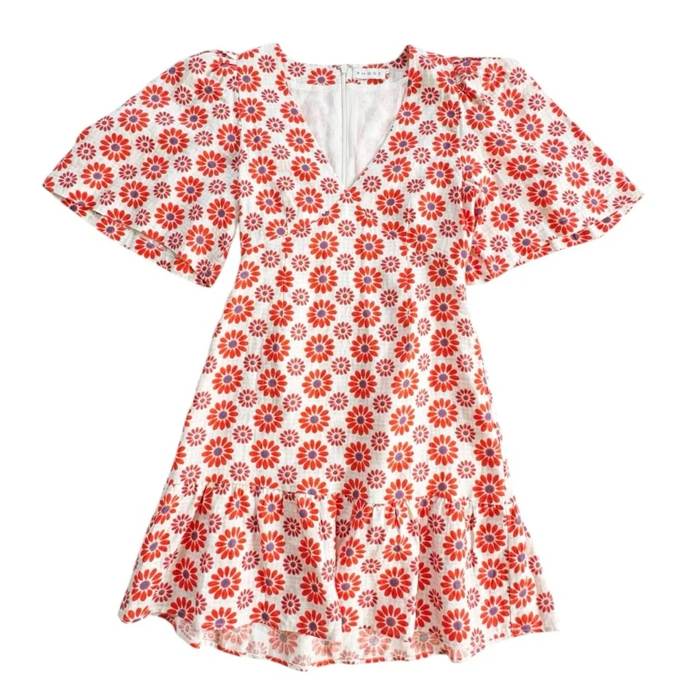 RHODE Mariana Linen Mini Dress | 2 - Picture 6 of 12